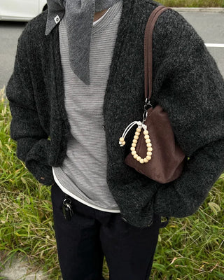 [7th Re-release] (ORIGINAL) Cord Knot Wood Keyring (natural)