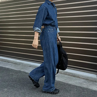 Basic denim color shirt