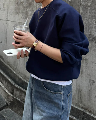 Piping sweatshirt