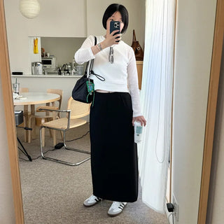 Round neck summer knit