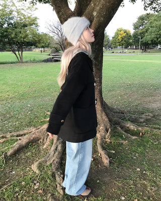 Duffle half coat