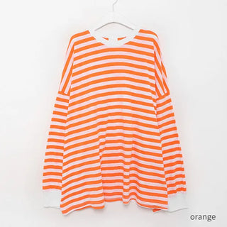 Striped oversized t