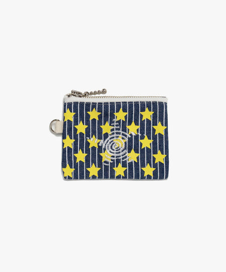 Twister Star Denim Wallet - Deep Blue/Yellow