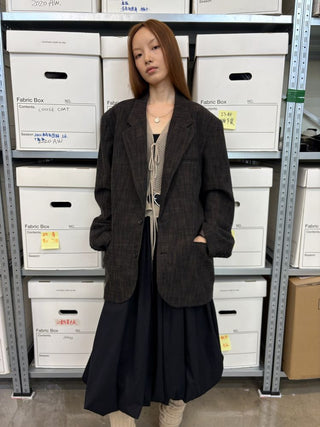 [NeverSeez] Distressed Tailored Blazer