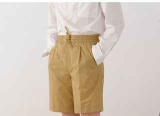 [CULTUM] Cotton Drawstring Shorts