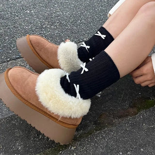 Sheepskin boots