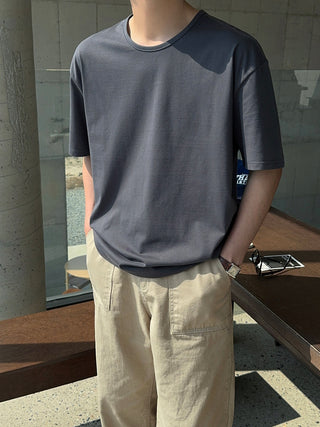 Must-have Washed U-Neck  T-shirt