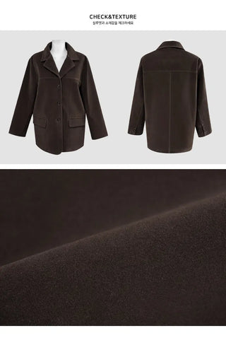 Stand Suede Over Jacket - 2 colors
