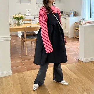 Back Point Ribbon Dress