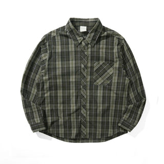 [Monterest] Relaxed Fit Check Pocket Shirt