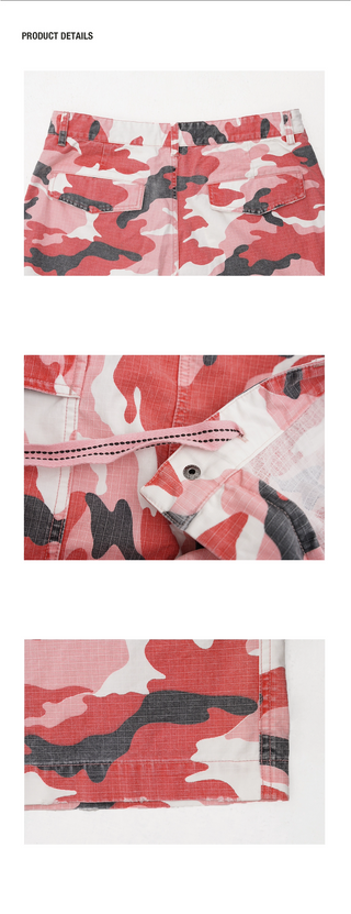 [MASONPRINCE] Washed Camouflage Work Pants