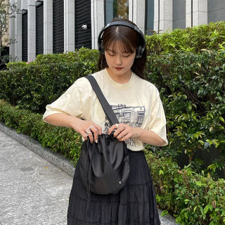 Drawstring Mini Crossbody Bag