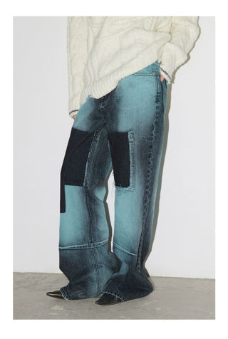 CONP Low-Rise Bootcut Jeans (Blue)