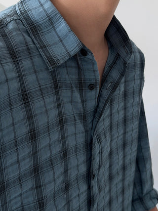 Koba Wrinkle Check Shirt