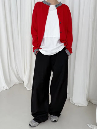 balloon one tuck slacks