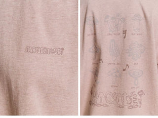 [Monterest] Mushroom Jazz Print Relaxed Tee