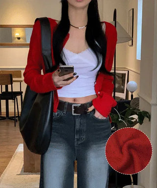 Flower Punching Cardigan - 8 colors