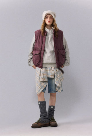 [Monterest] Washed Cotton Padded Work Vest