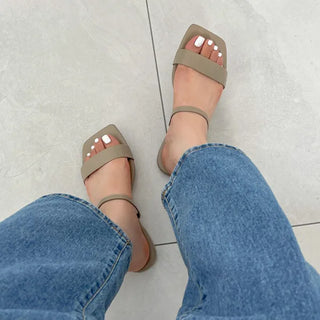 0304 Basic Strap Cushion Sandals (5 colors)