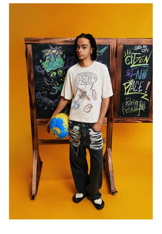 CONP Love Pendant Distressed Denim (Carbon Gray)