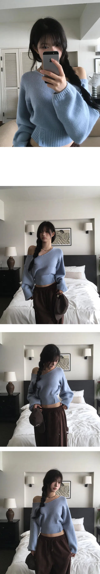 Suede Cotton Two-Button Autumn Long Pants - 5 Colors