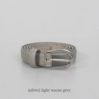 #LENTO. (Over 200,000 sold) Classic Belt (silver/gold)