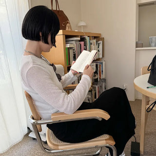 Round neck summer knit