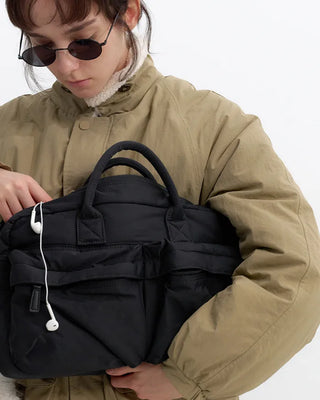 [7th Re-release] (ORIGINAL) Middle Multi-Pocket Crossbody Bag (black)