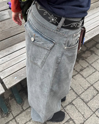 (Unisex) Back Button Balloon Pants