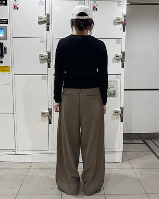 (Unisex) Pintuck Balloon Slacks
