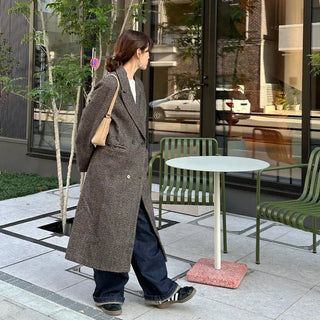 Suede tote bag
