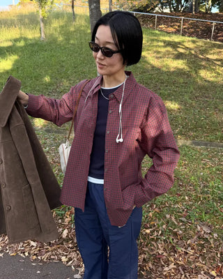 Cotton check shirt