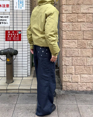 (Unisex) Pocket Star Denim Pants
