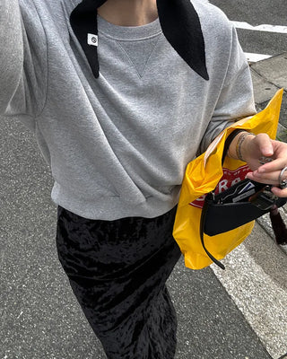 Basic color sweatshirt