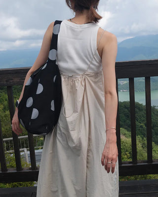 Big canvas shoulder bag