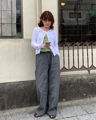 Nylon Banded Sweatpants