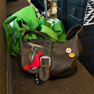 Vintage belt shoulder bag