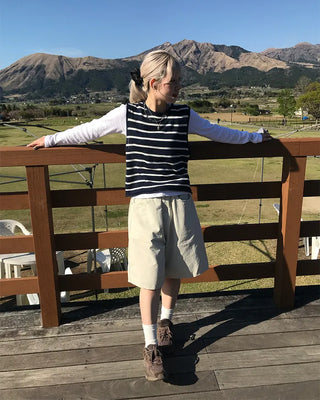 Bermuda cotton pants