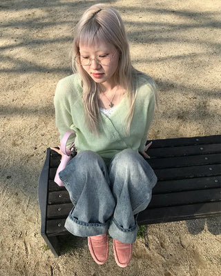 See-through cardigan