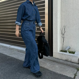 Basic denim color shirt