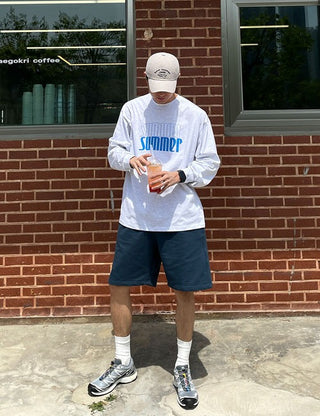SUMMER Ribbed Sweatshirt (4 colors)