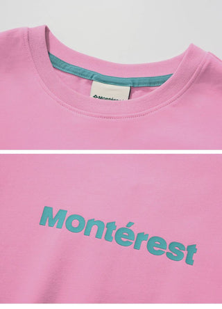 [Monterest] Slim Fit Logo Crewneck T-Shirt