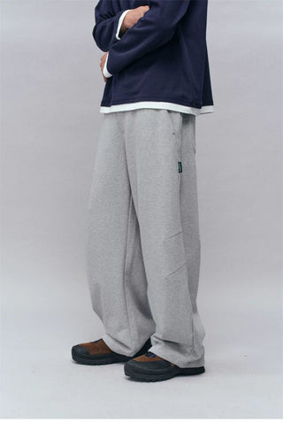 [Monterest] Relaxed Fit Drawstring Knit Sweatpants
