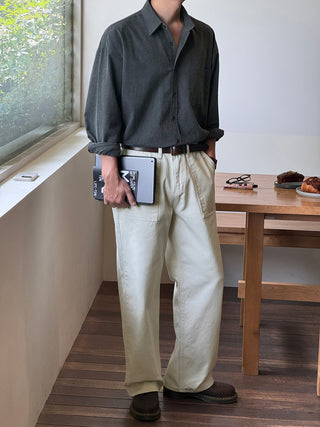 Thor Crack Pigment Oversized Shirt