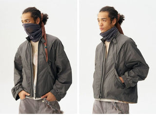 [Monterest] Outdoor Reflective Logo Spiral Jacket