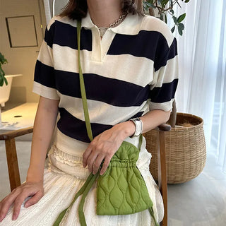 Colored striped knit