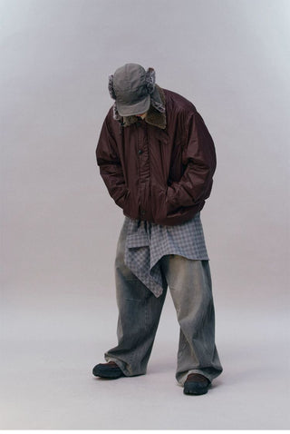 [Monterest] Detachable Fur Collar Deck Jacket