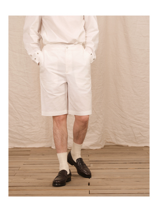 [CULTUM] Lightweight Elastic Waist Shorts