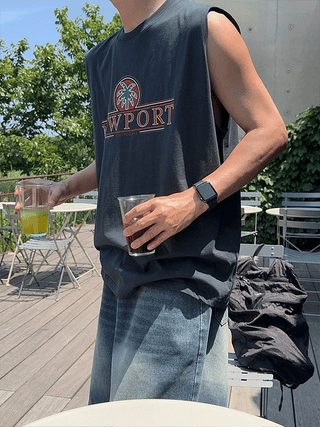 NEWPORT Silket Oversized Sleeveless