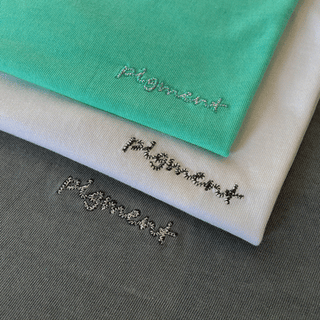Pigment embroidered summer t-shirt (6 colors)